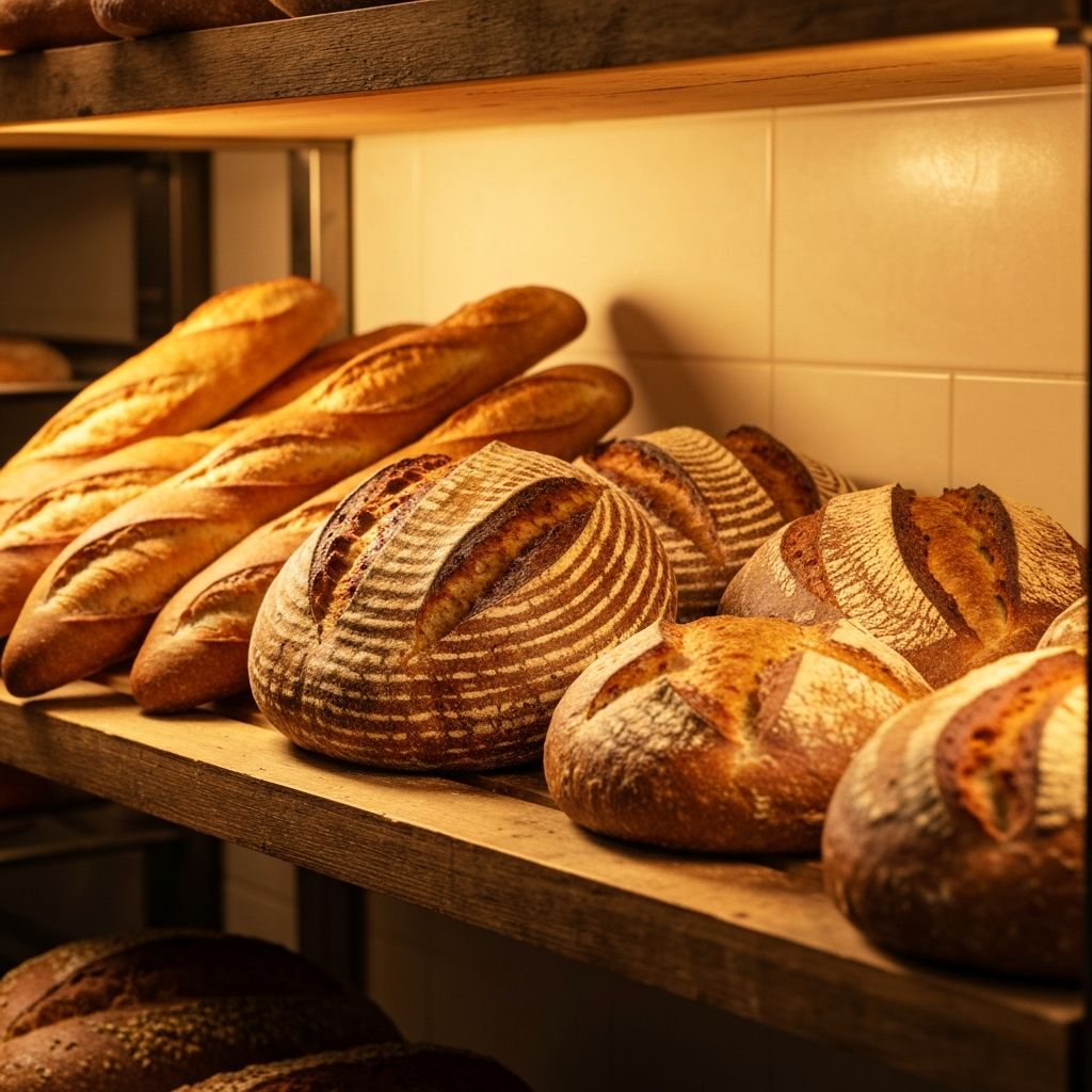 Fresh artisan bread products